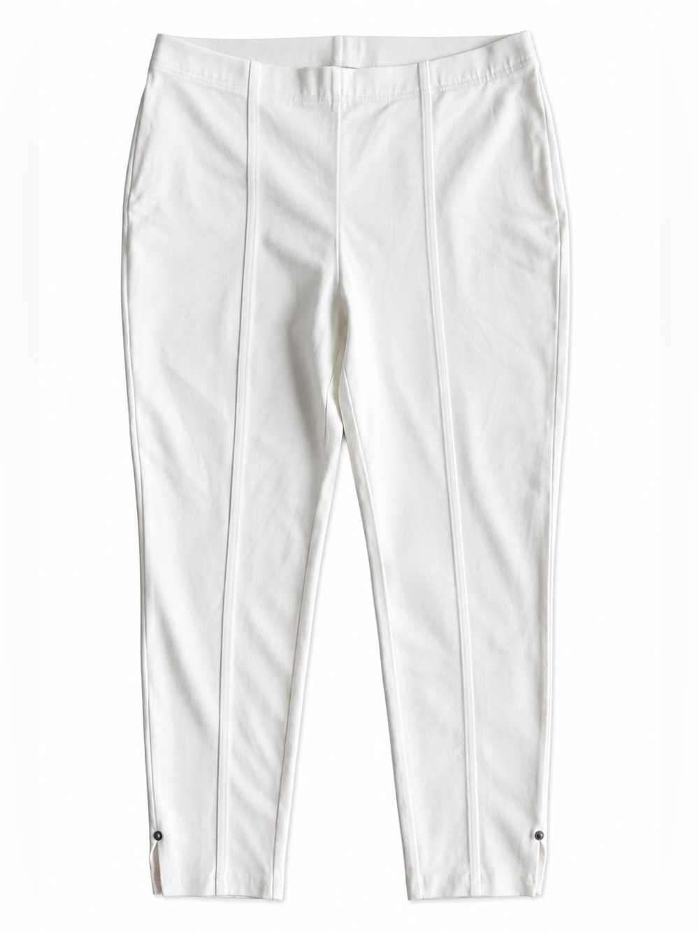 Chico’s White Leggings Pull On Stretch Ponte Size 2 (US 12)